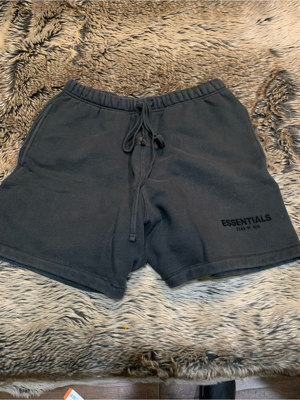 Fear of God ESSENTIALS fleece sweatshorts Stretch Limo Size S